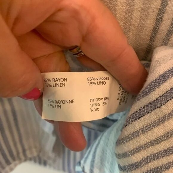 Dex oversized button front shirt and wide leg pants set women's size M - Picture 11 of 11